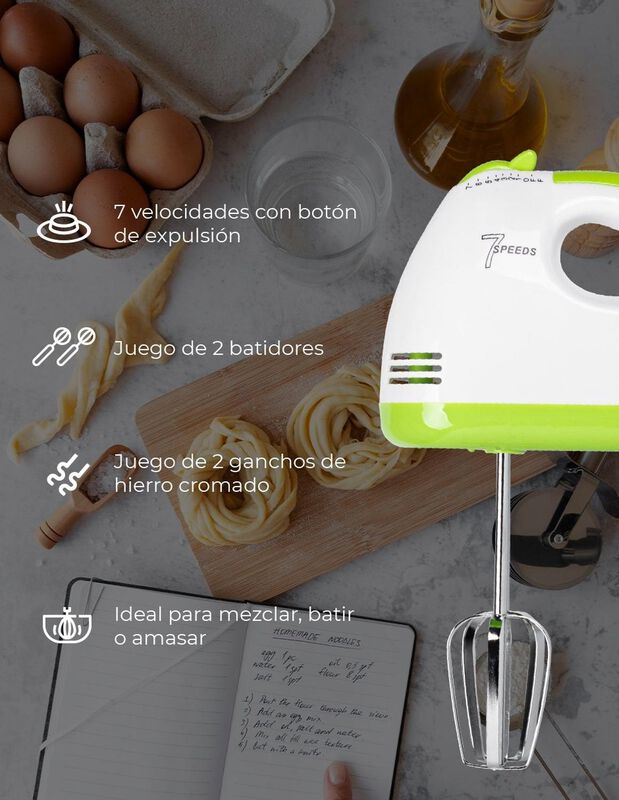 Batidora De Mano Daewo Dhm-203 7 Velocidades image number null