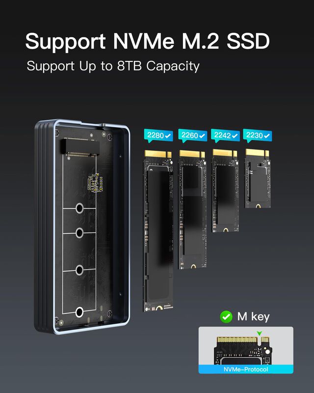 Carcasa Ssd Inateck M.2 Nvme Usb 4.0/thunderbol... image number null