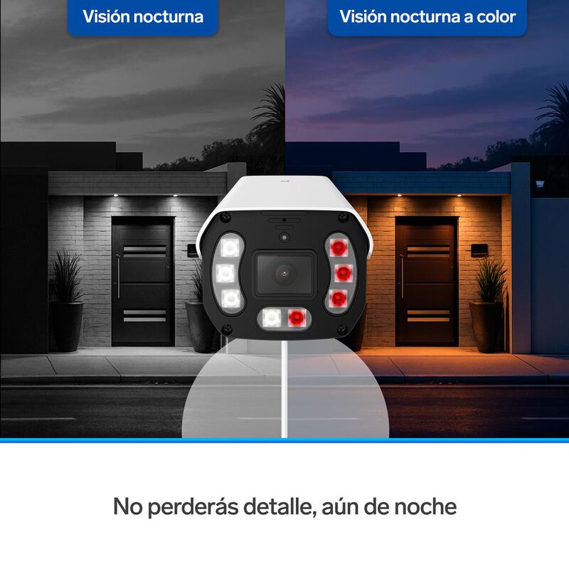 2 C&aacute;maras de seguridad Wi-Fi/PoE de 4 Mpx tipo ... image number null
