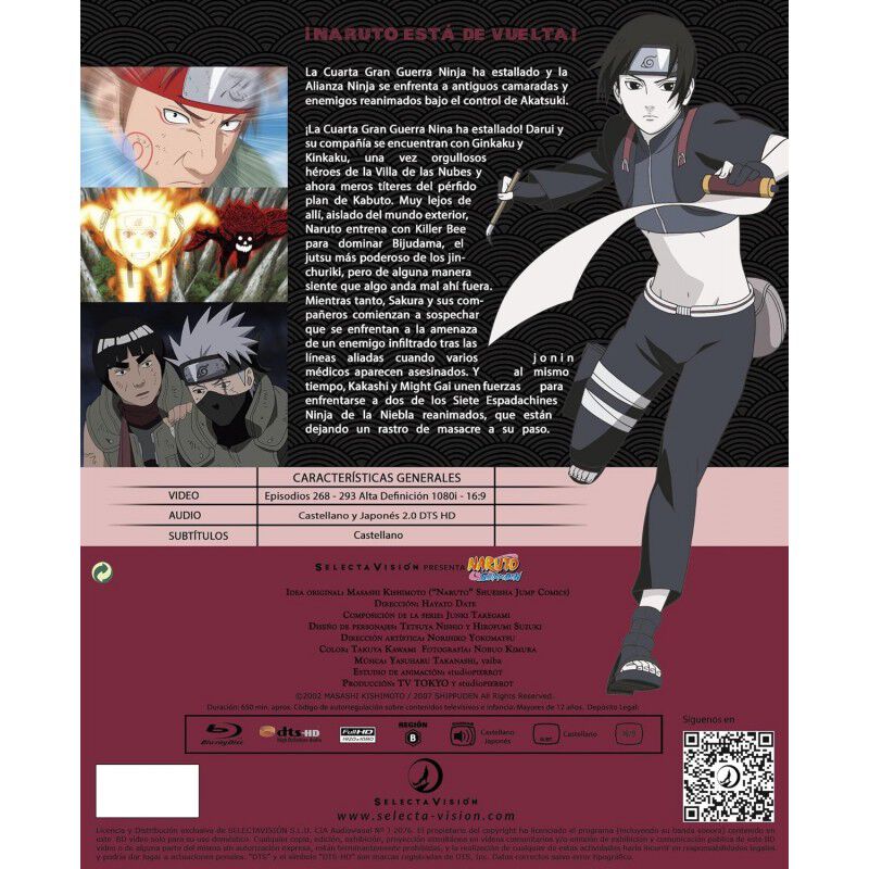 Naruto Shippuden Caja 11 (episodios 268 Al 295)... image number null