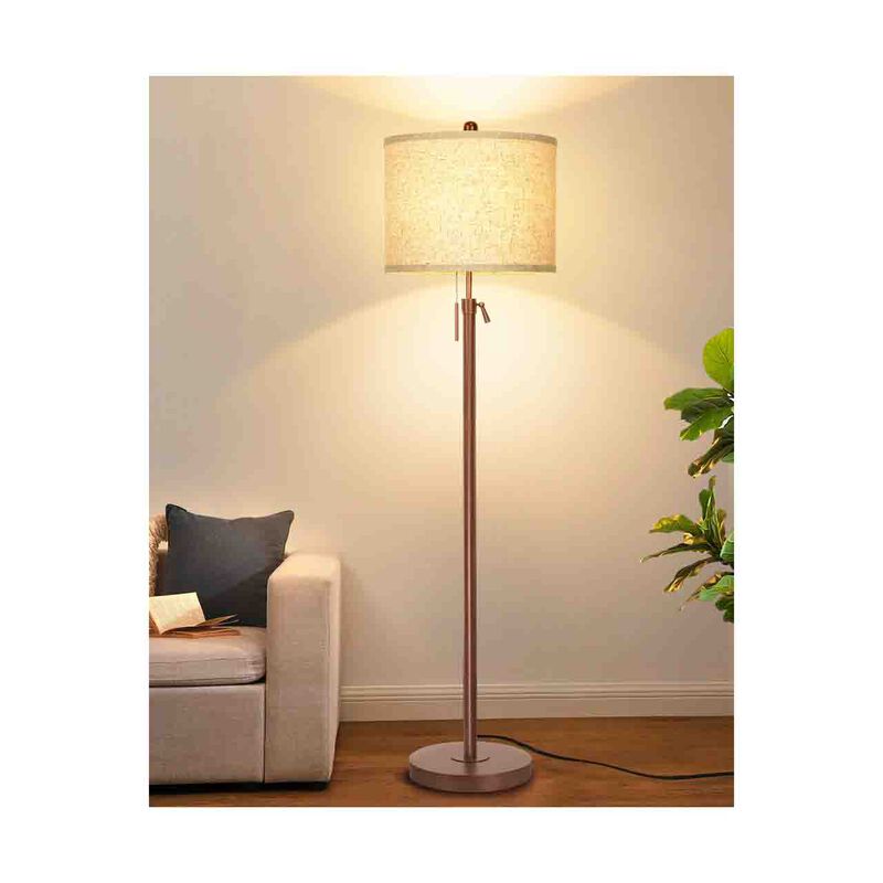 L&aacute;mpara De Piso Qingmiao Ajustable 137-168 Cm L... image number null