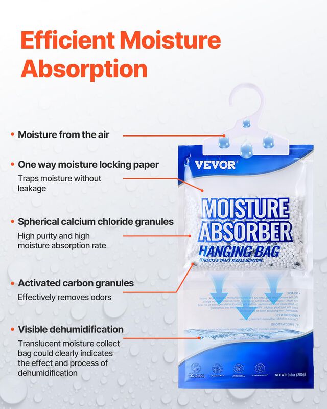 Absorbedor De Humedad Colgante Vevor, 275 Ml, D... image number null