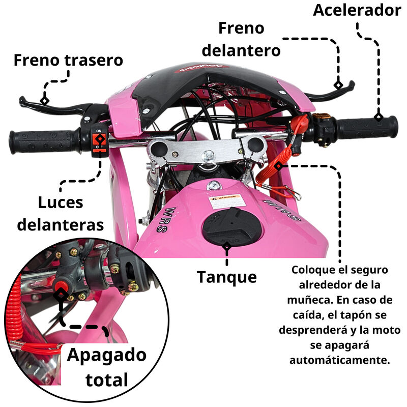 Mini Moto Deportiva De Gasolina 49cc Para Ni&ntilde;os... image number null