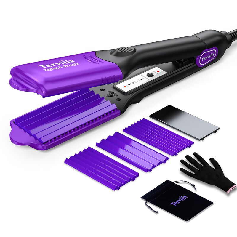 Hair Crimper Terviiix Plancha De Pelo Con 4 Pla... image number null