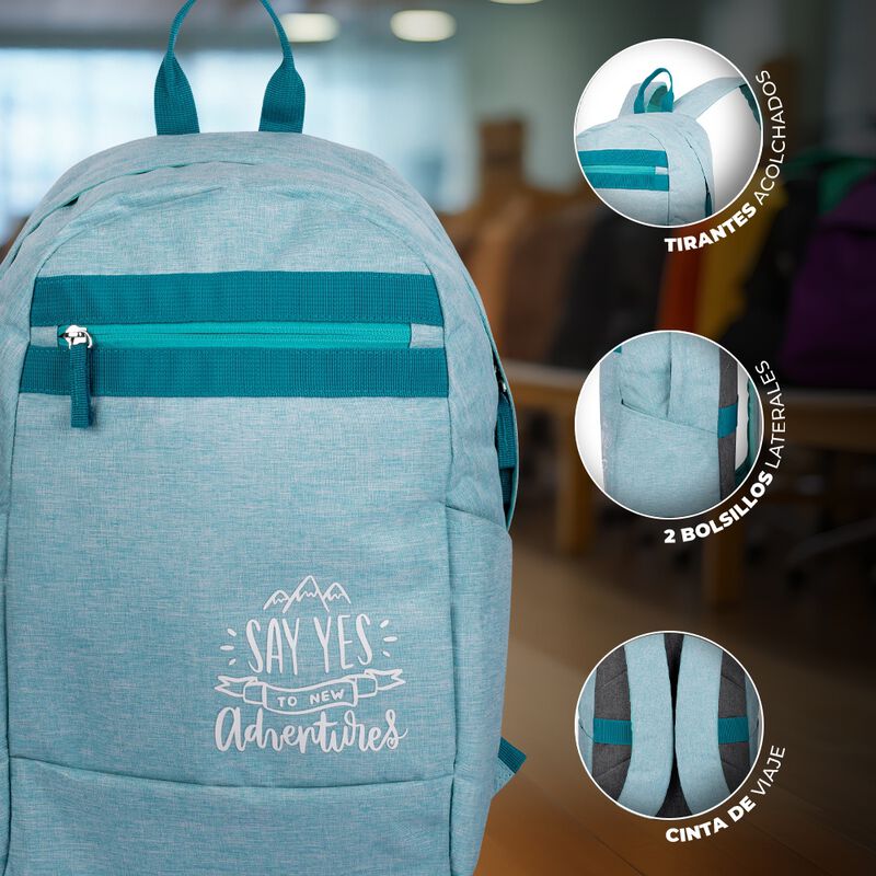 TechZone Escool Mochila para Laptop de 16 Pulga... image number null