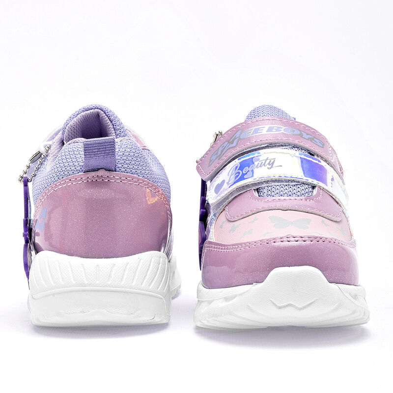 Space Boys Tenis urbano para ni&ntilde;a. Rosa lila, c... image number null