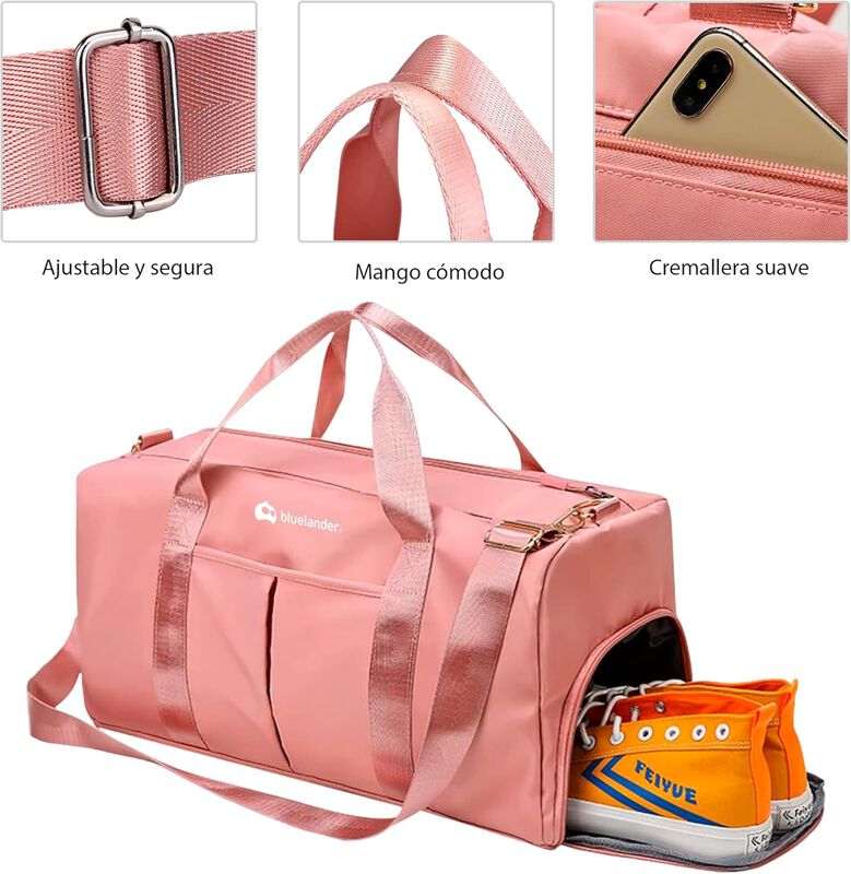 Maleta Deportiva de Mano para Gimnasio Blueland... image number null