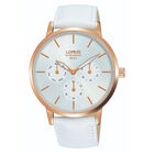 Reloj De Pulso Lorus Modelo Rp616dx9 Para Mujer Color Blanco