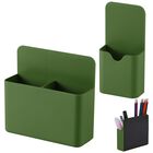Porta Kitanis 12x4x12 Cm Verde Militar - Pack De 2