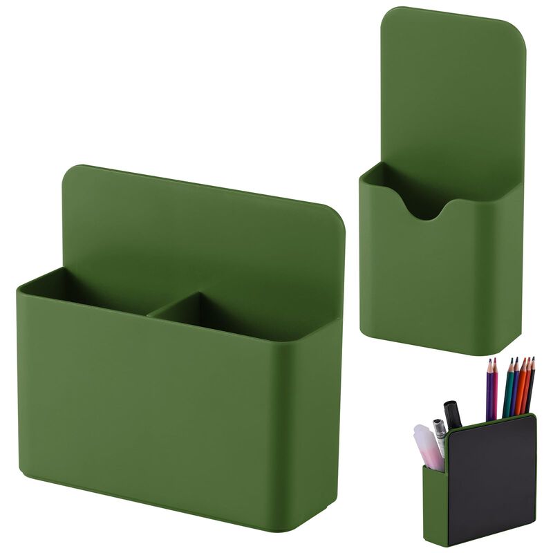 Porta Kitanis 12x4x12 Cm Verde Militar - Pack D... image number null