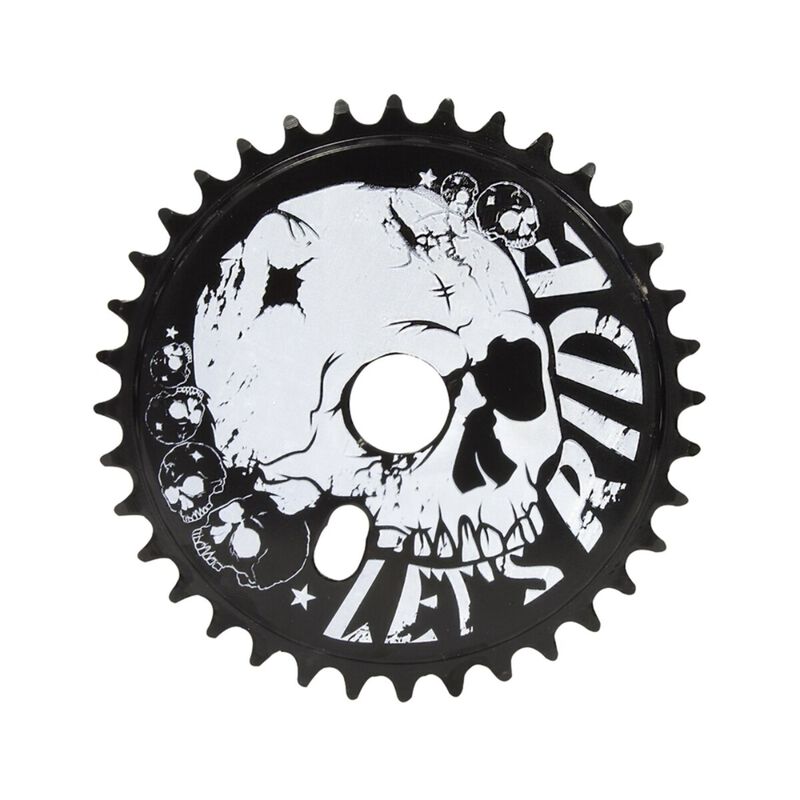 Bicicleta Disco De Acero Negro 44 Dts Calavera ... image number null