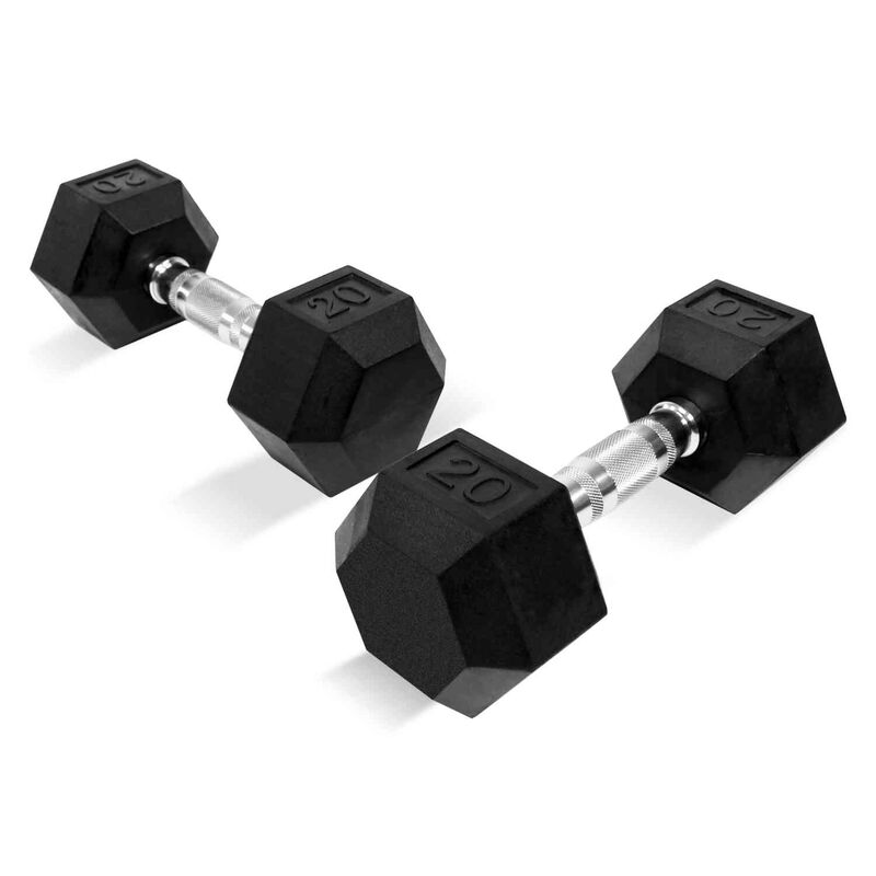 2 Mancuernas Hexagonales 20lb Set Pesas Gym Fit... image number null