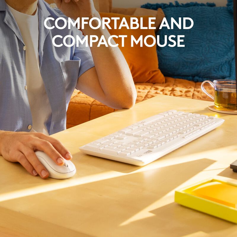 Combo Inal&aacute;mbrico De Rat&oacute;n Y Teclado Logitech M... image number null