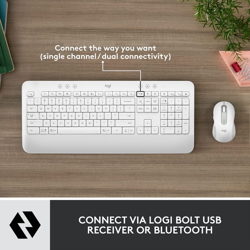 Combo De Rat&oacute;n Y Teclado Inal&aacute;mbricos Logitech ... image number null