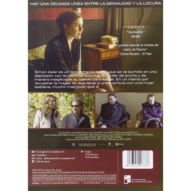 La Sombra Del Actor [DVD] (2014) The Humbling image number null