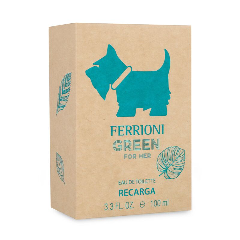 Ferrioni Green For Her 100Ml Edt Refill image number null