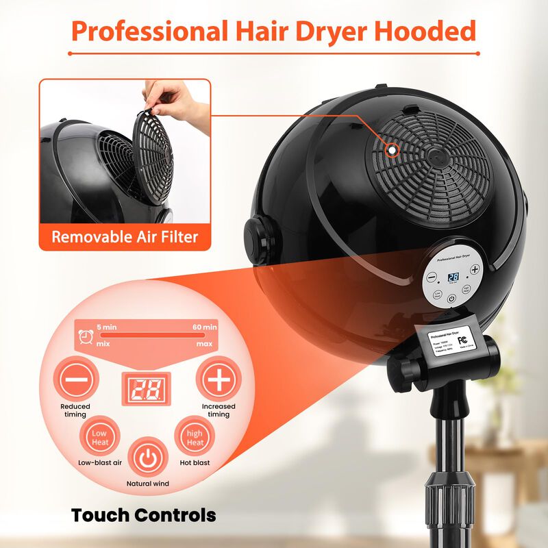 Secador De Pelo Takeashine 1500w Con Control T&aacute;... image number null