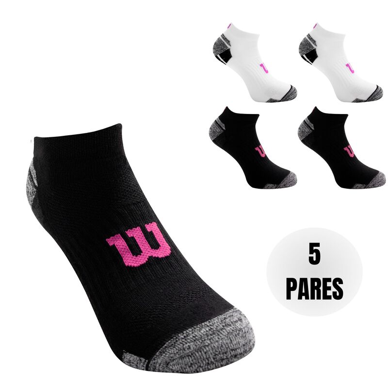 Wilson 5 Pares de Tines cortos para Mujer, Colo... image number null