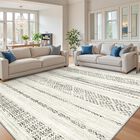 Alfombra Miukiki 244x305 Cm Lavable Gris Estilo Marroqu&iacute;