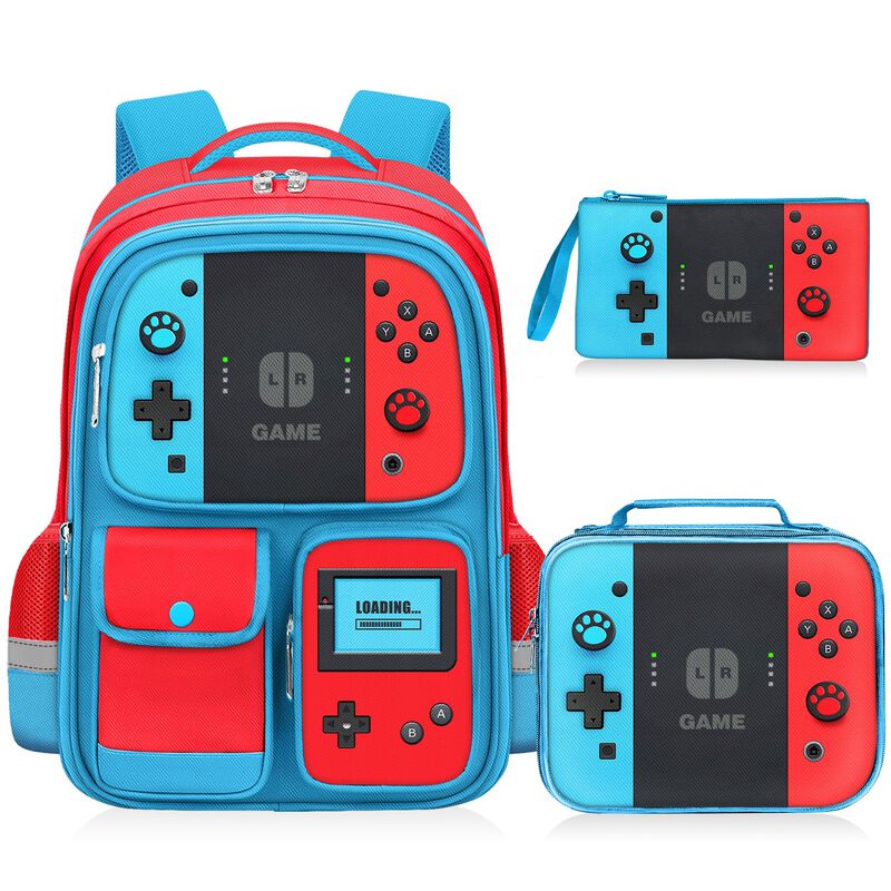 Mochila Tilytadly Para Ni&ntilde;os Con Lonchera, Jueg... image number null
