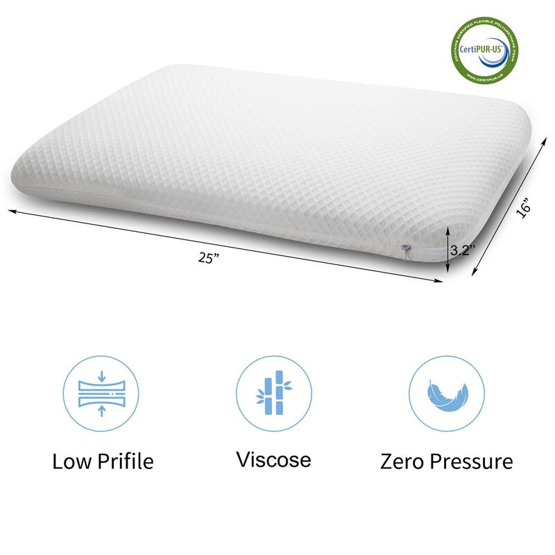 Almohada Dlight Bd Slim, Espuma Viscoel&aacute;stica P... image number null