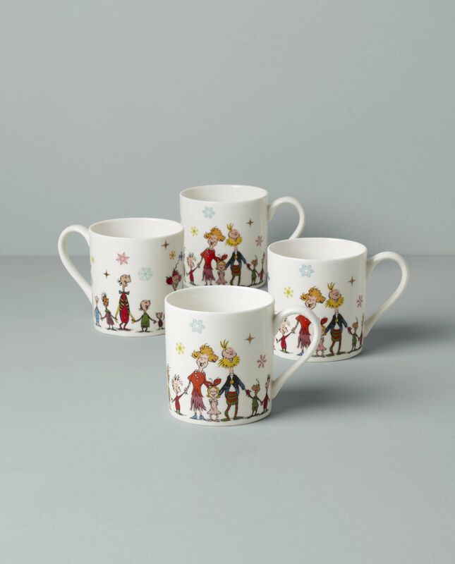 Juego De Tazas Lenox 4 Piezas 420 ml Merry Grin... image number null