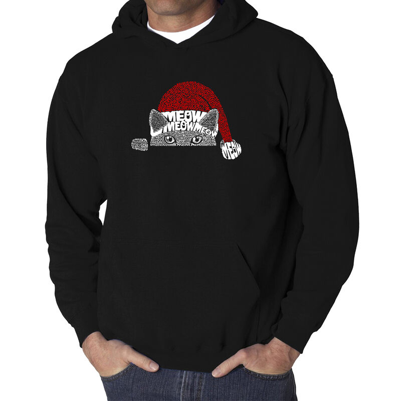 Sudadera Con Capucha Word Art Para Hombre - Gat... image number null