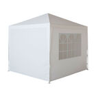 Toldo con Carpa 3x3 Metros, Toldo, Paredes con Ventanas Laterales, Impermeable, Gran Capacidad para Personas, Ideal para Eventos, Fiestas, Reuniones, Jardin, Bluelander