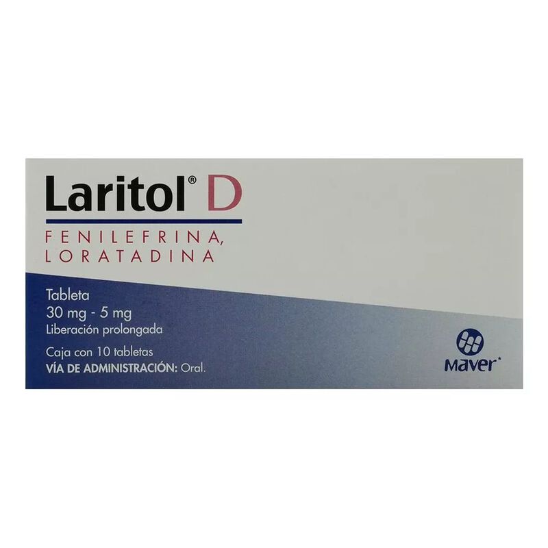 Laritol D Grageas Liberaci&oacute;n Prolongada 30/5 Mg... image number null