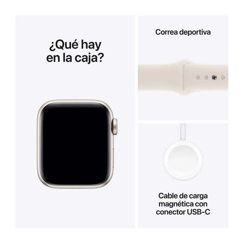 Apple Watch SE GPS 2da Gen M/L 44mm Dorado MXEV... image number null