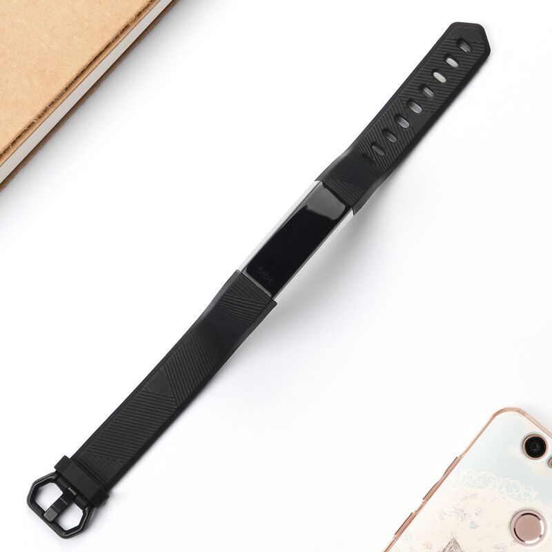 Correa De Repuesto Para Fitbit Alta Black Green... image number null