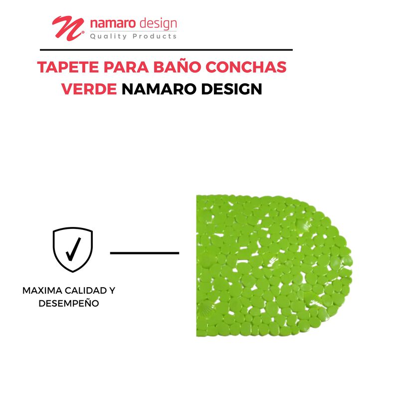 Tapete Para Ba&ntilde;o En PVC Con Dise&ntilde;o De Conchas E... image number null