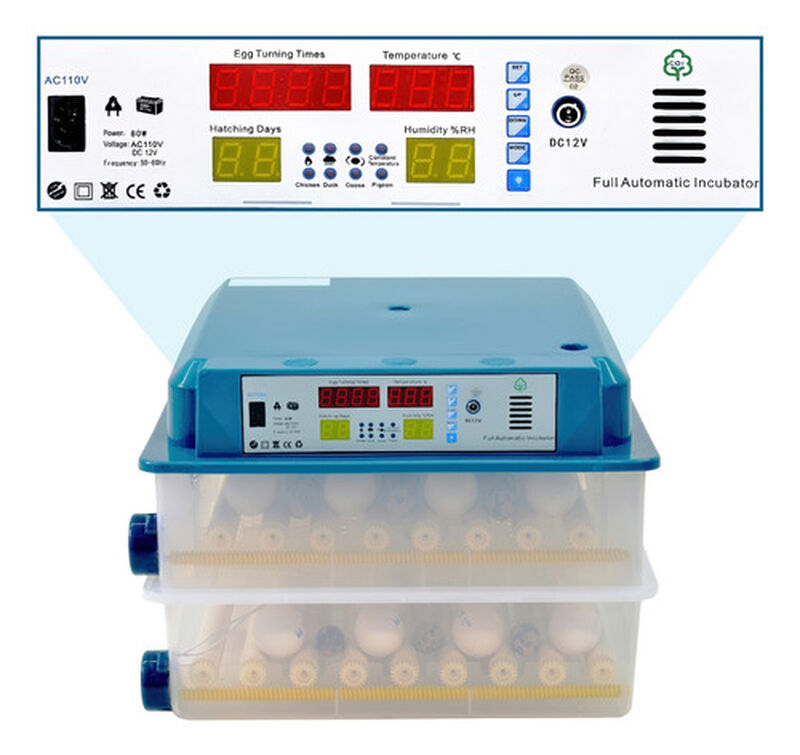 Incubadora Automática 120 Huevos Aves Pollos + ... image number null