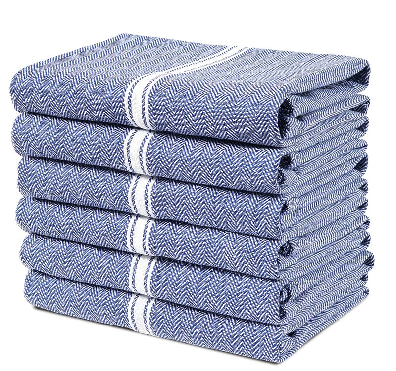 Juego De 6 Pa&ntilde;os De Cocina Lane Linen, 100% Alg... image number null
