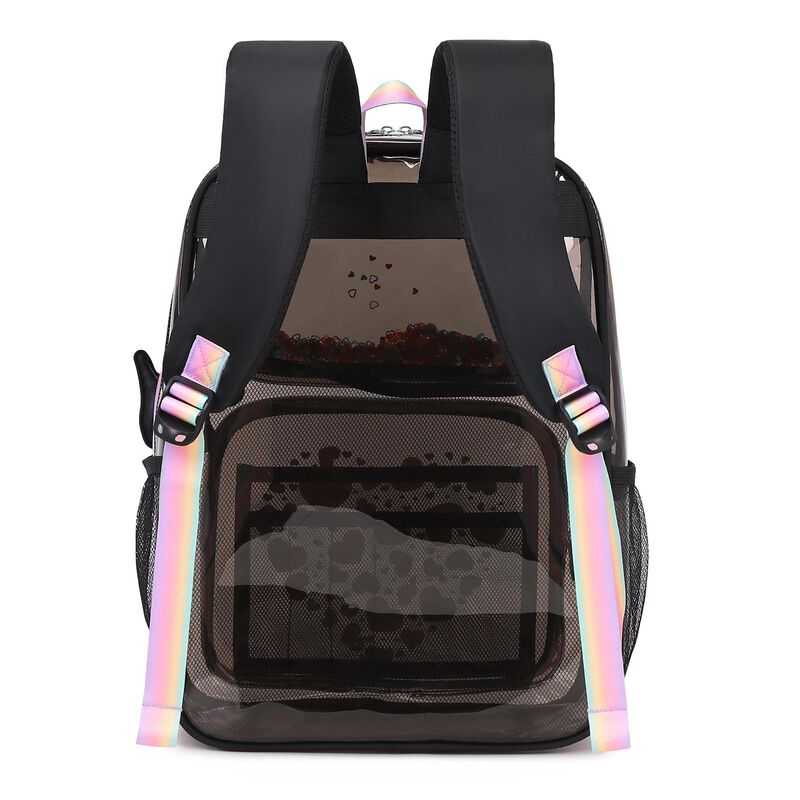 Mochila Transparente Moonbaby Lovely Para Ni&ntilde;as... image number null