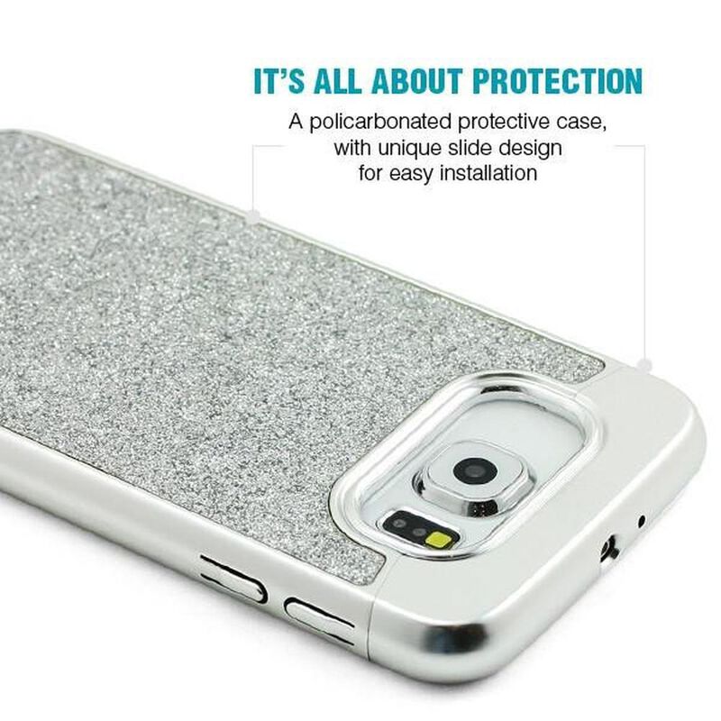 Funda PRODIGEE Sparkle para Samsung S6 Plata image number null