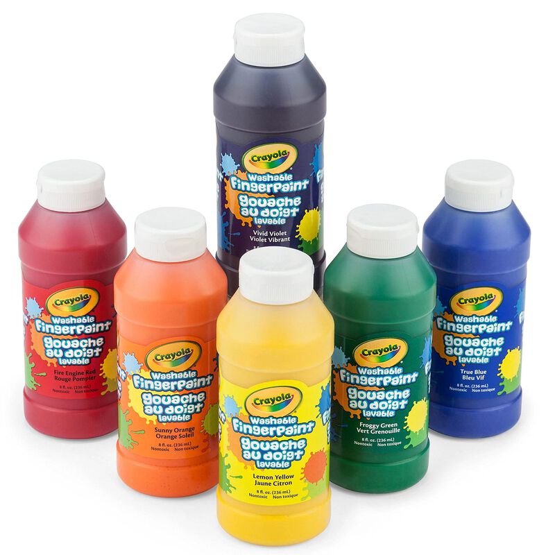 Set De Pintura Para Dedos Crayola, Lavable (6 U... image number null