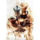 Cuadro Decorativo &Oacute;leo 70x100cm Cafe