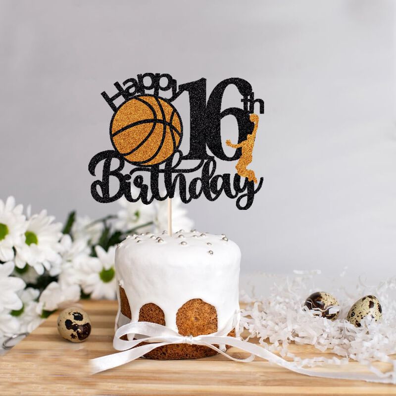 Adorno Para Pastel Crseniny Baloncesto &ndash; Feliz ... image number null