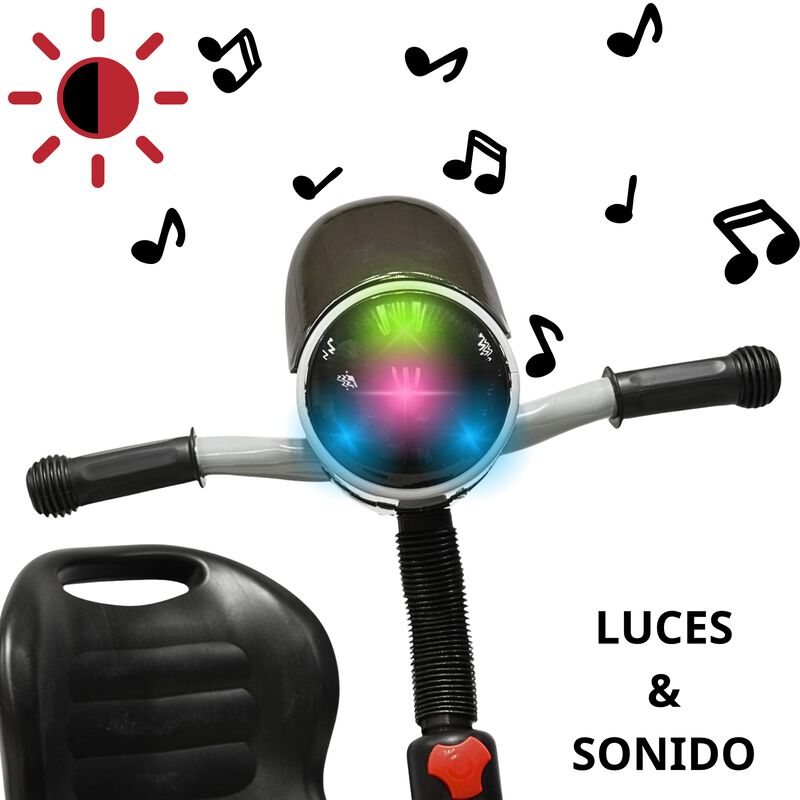 Triciclo para Ni&ntilde;os Torreta con Luz y Sonido Ru... image number null