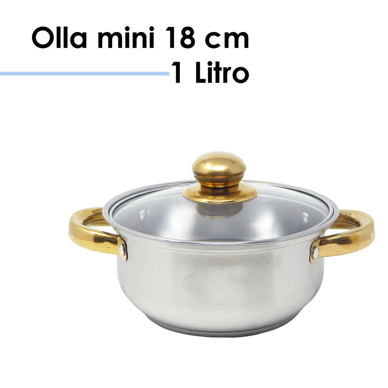 Batería de Cocina Ontario Acero Inox Compatible... image number null