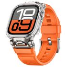 Correa Suitisbest 46mm Silicona Deportiva Naranja para Apple Watch