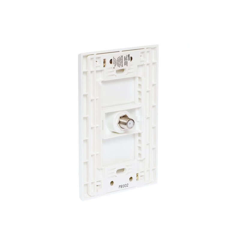 10 Pack Placa de 1 M&oacute;dulo + toma Coaxial color ... image number null