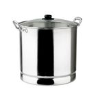 Vaporera C/Tapa de Vidrio Vasconia VAPORE 34VAS 30 Litros Aluminio ORT