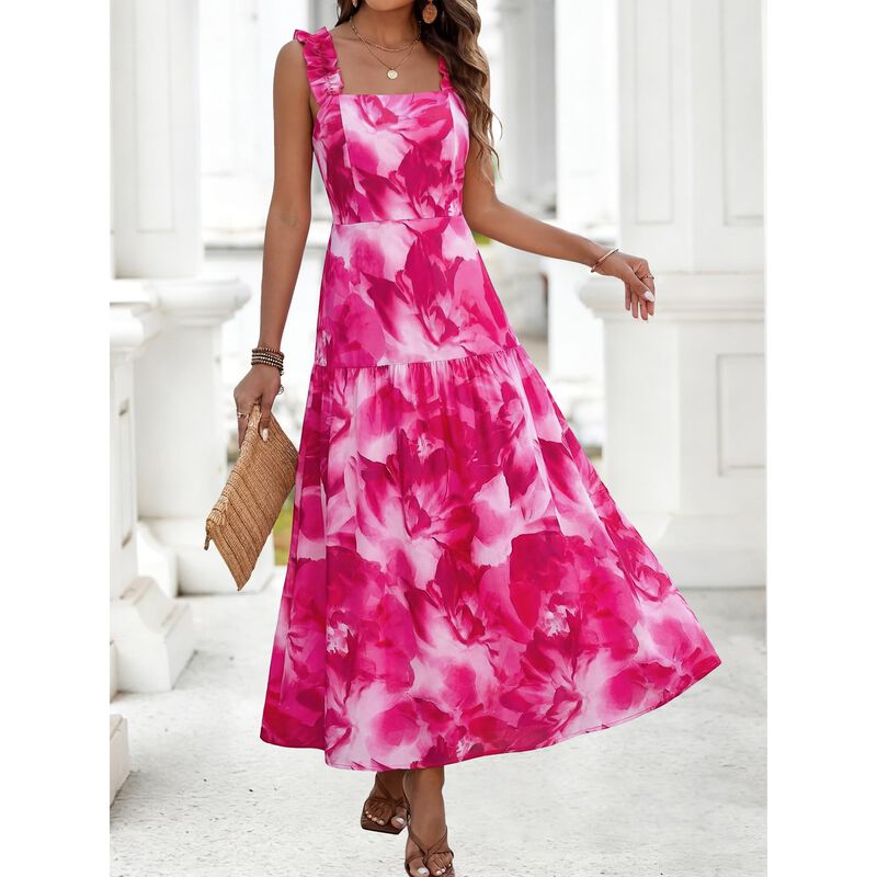 Vestido Floral BTFBM para Invitada de Boda image number null