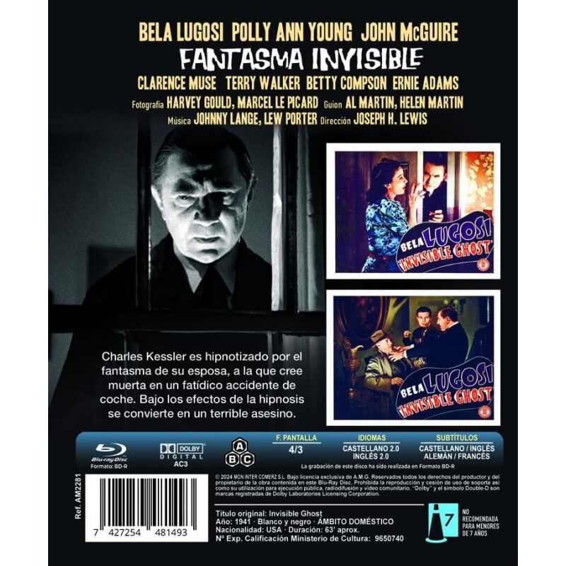 El Fantasma Invisible [blu-ray] (1941) Invisibl... image number null