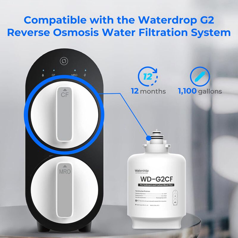 Filtro Waterdrop Wd-g2cf De Repuesto Para Wd-g2... image number null