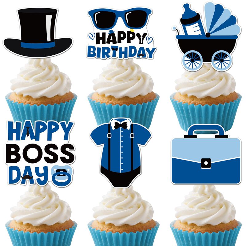 Adorno Para Pastel Ipartygo Jefe &ndash; Decoraciones... image number null