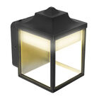 Lampara Muro Led Exterior Negro 9w Luz Suave C&aacute;lida Ftl-led/