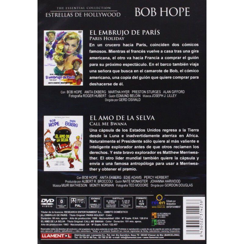 Colecci&oacute;n Estrellas De Hollywood: Bob Hope [dvd... image number null